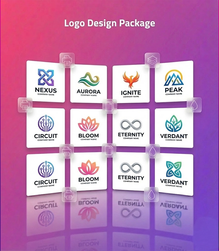 باقة تصميم الشعارات