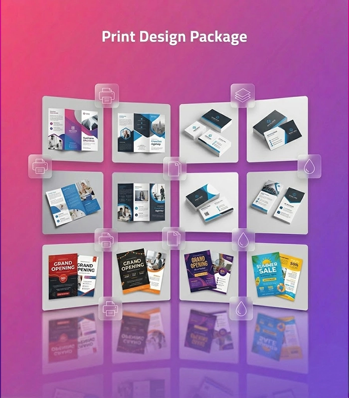 باقة تصميم المطبوعات
