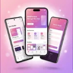 تصميم تطبيقات الموبايل.